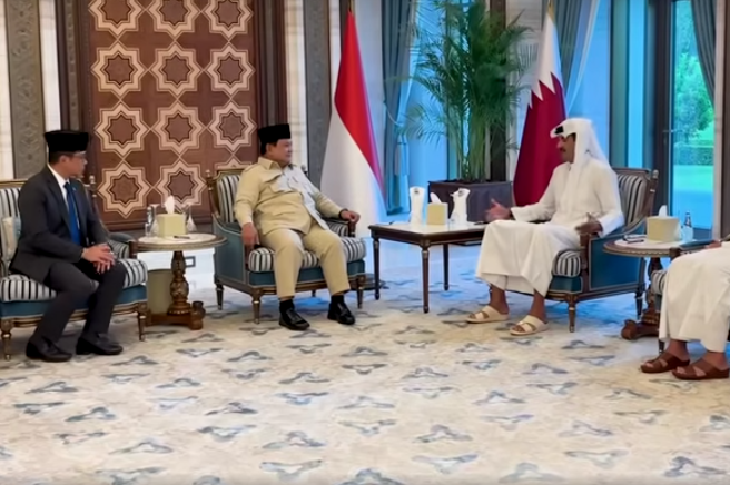 Presiden Prabowo Bertemu Langsung dengan Emir Qatar, Sampaikan Keprihatinan Pascaserangan Israel ke Doha